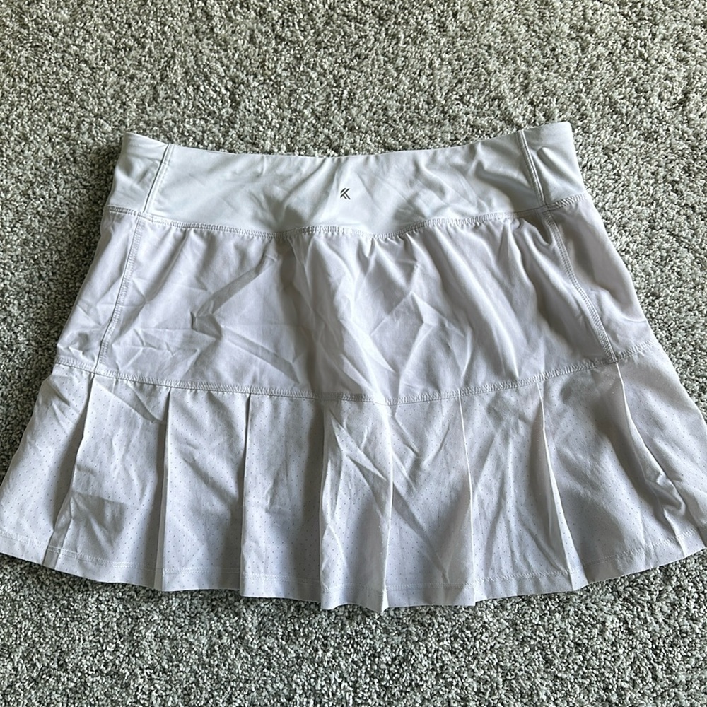 White Kyodan skirt.